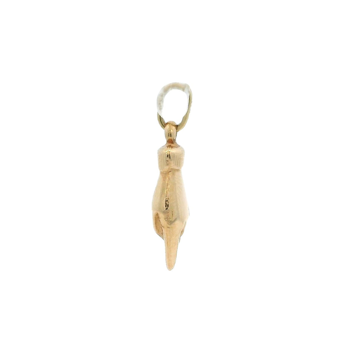 14K Yellow Gold Vintage 1 Hand Charm