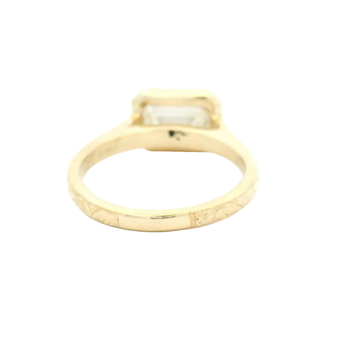Elegant Emerald-Cut Diamond Ring