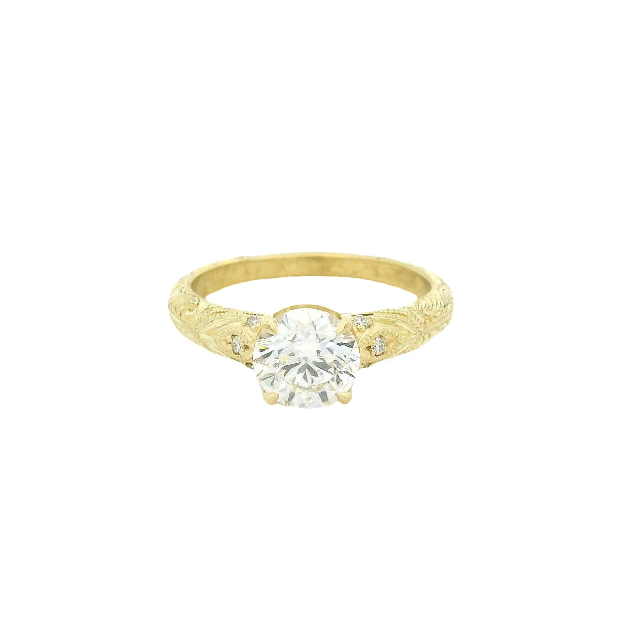 Elegant Gold Engagement Ring