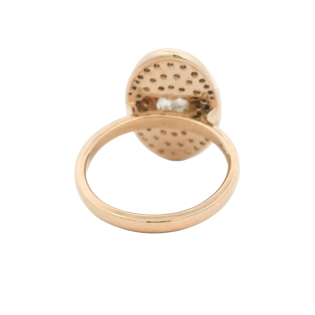 Elegant Rose Gold Diamond Ring