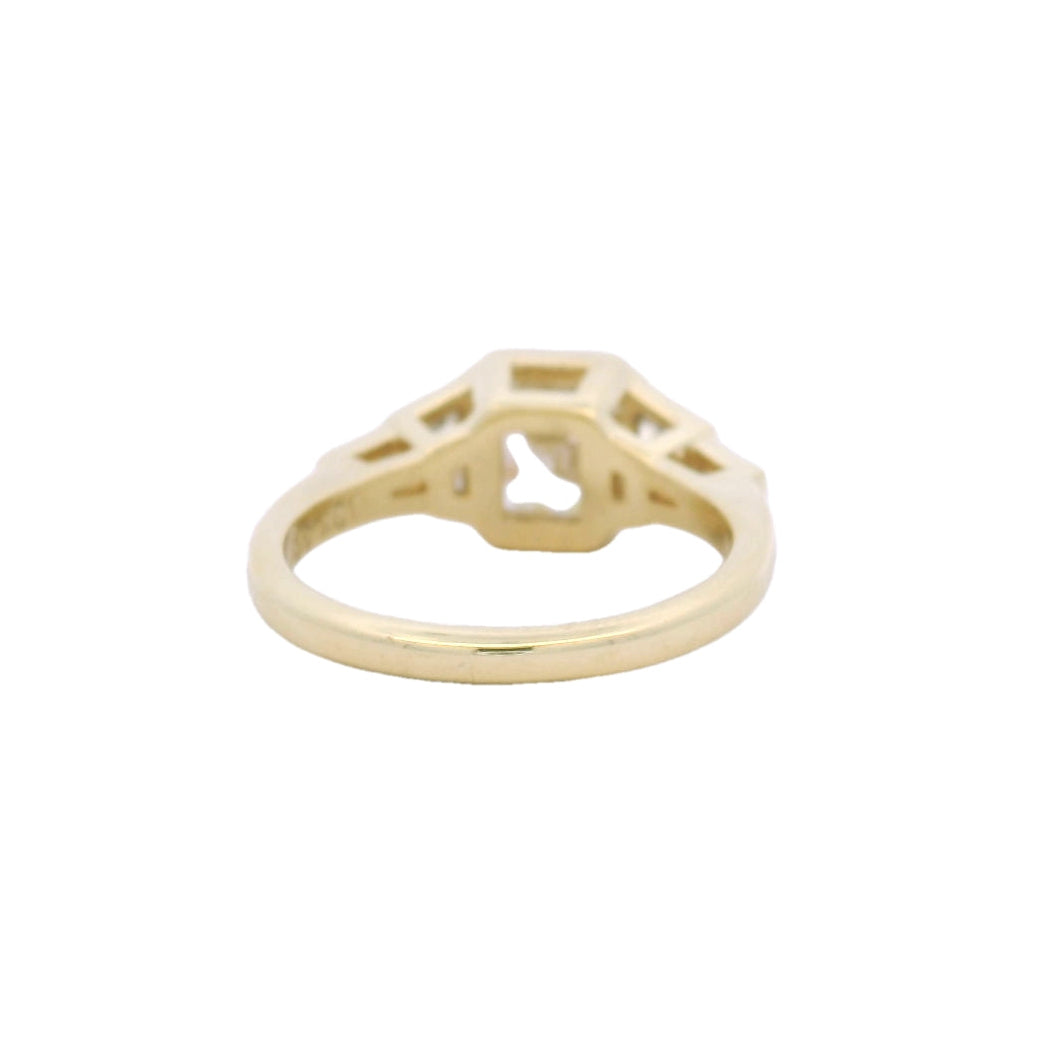 Elegant Emerald Cut Diamond Ring