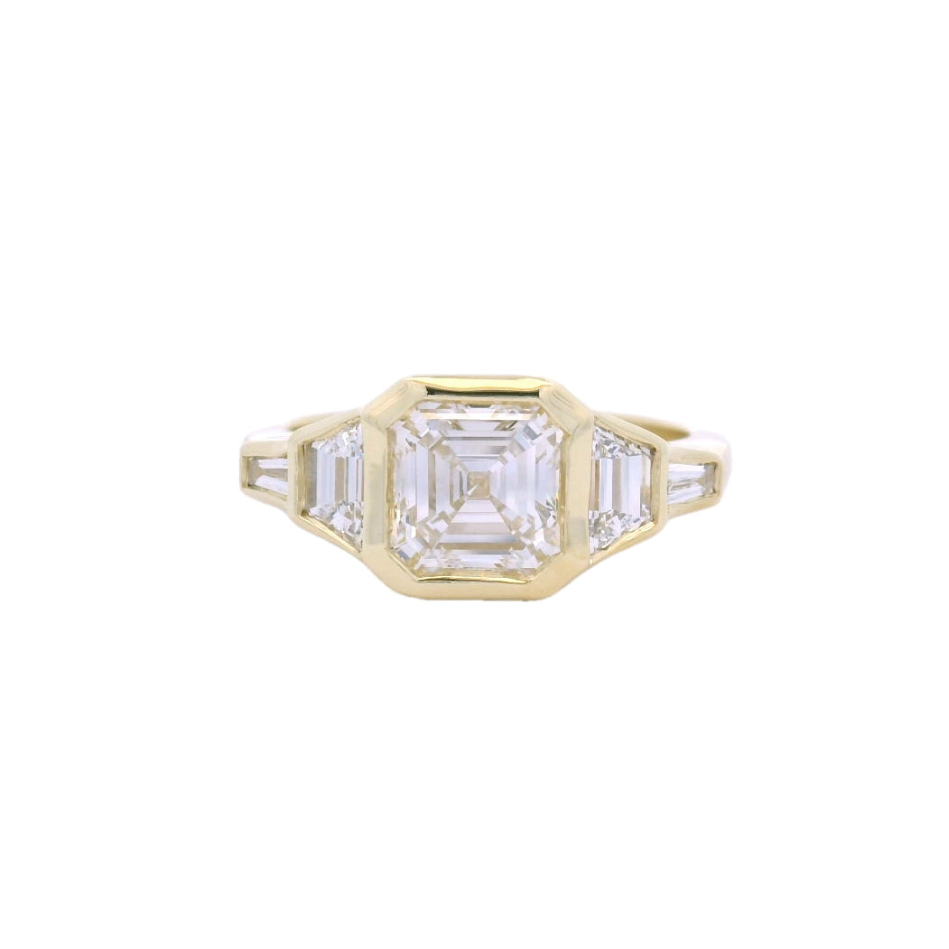 Elegant Emerald Cut Diamond Ring