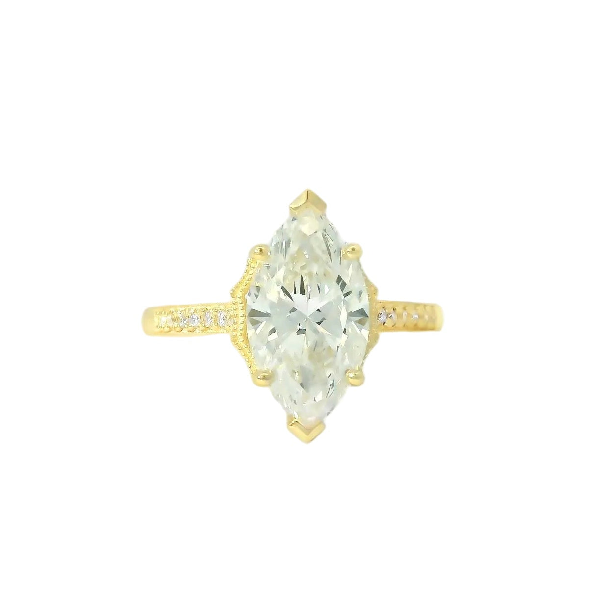 Elegant Marquise Diamond Ring
