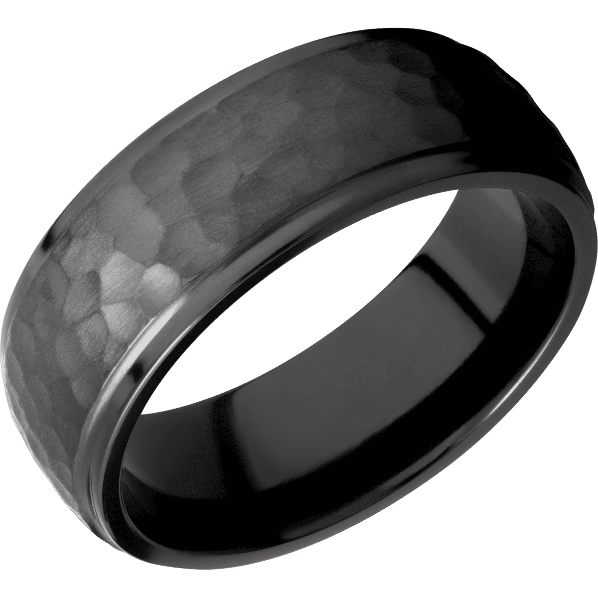 Zirconium + Hammer , Polish Finish