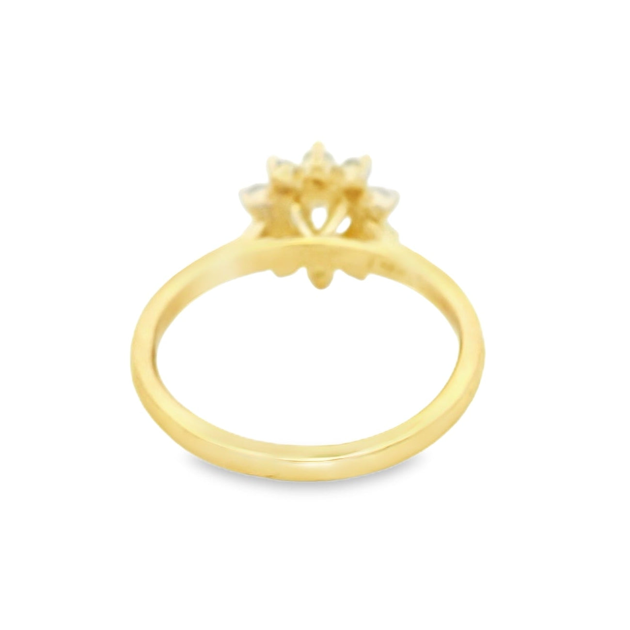 14KYG Diamond Halo Engagement Ring