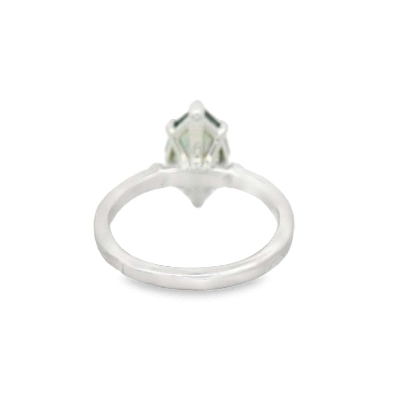 green sapphire engagement ring