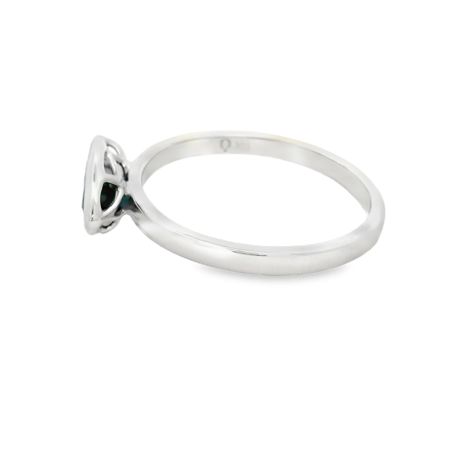 white gold sapphire ring
