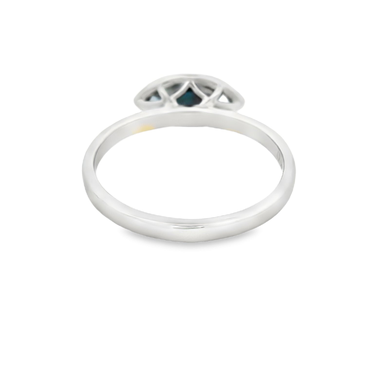 white gold sapphire ring