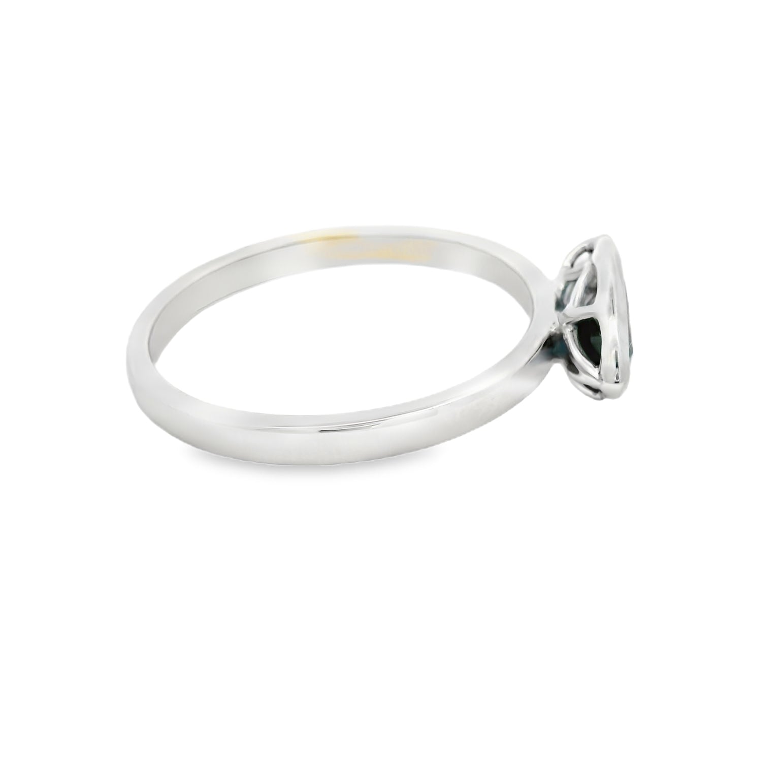 white gold sapphire ring