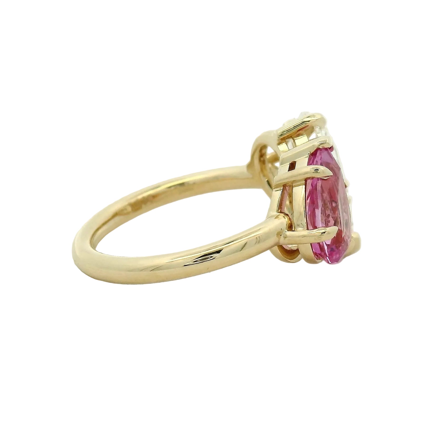 14KT YELLOW GOLD MOI ET TOI RING