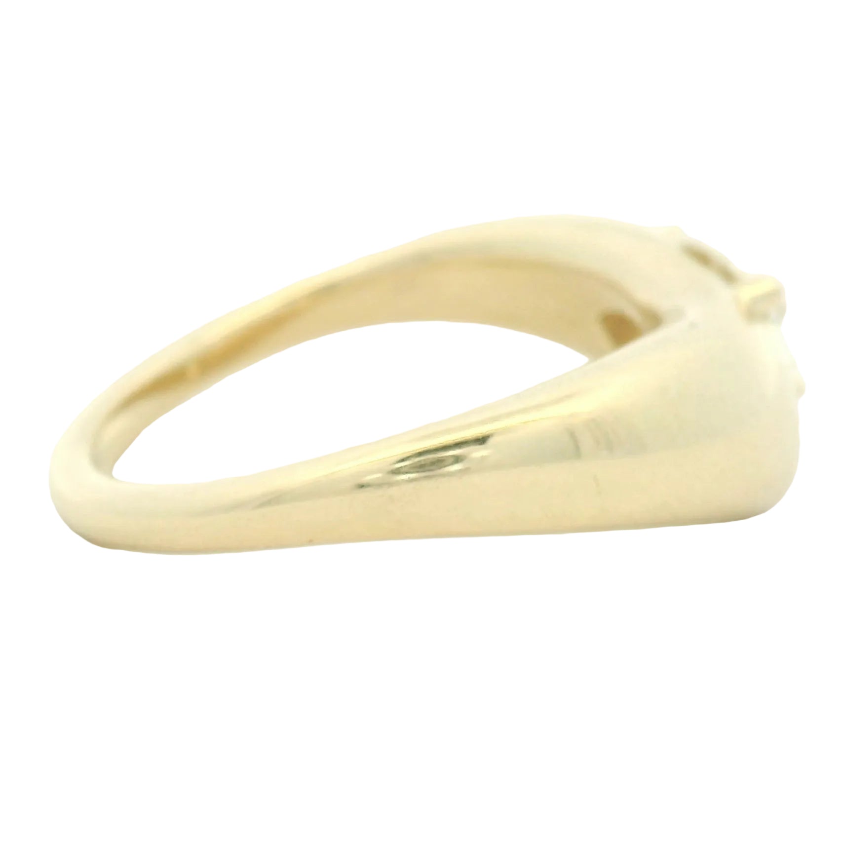 Pear-Shaped Diamond Yellow Gold Solitaire Ring