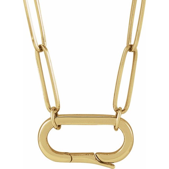 14k Yellow Gold Charm Necklace