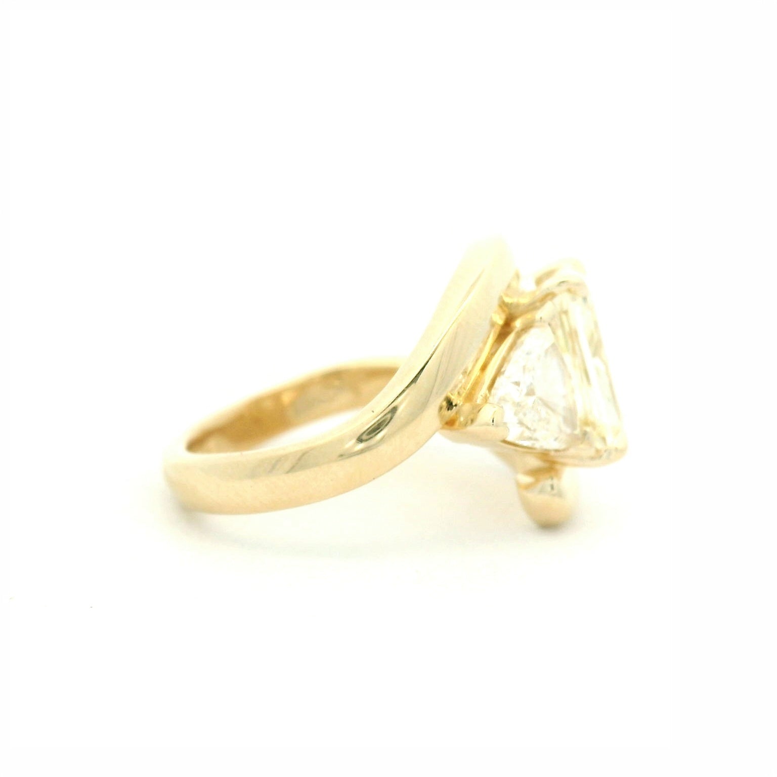 Elegant Yellow Diamond Ring