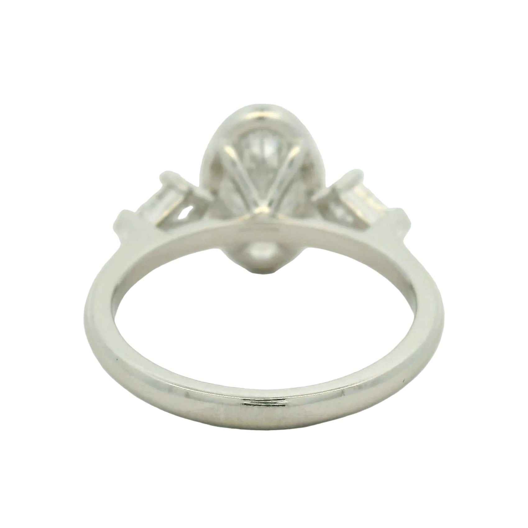 Platinum 3 Stone Engagement Ring