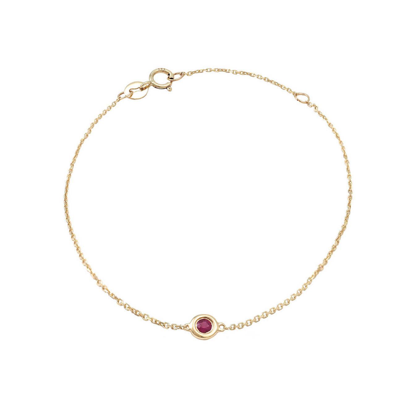 14k Ruby Bracelet