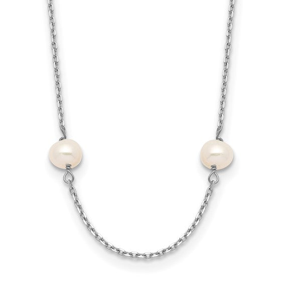 14K GOLD PEARL BY THE YARD NECKLACE