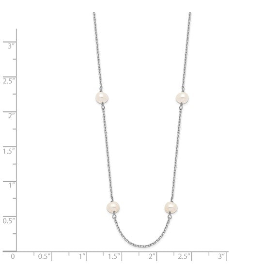 14K GOLD PEARL BY THE YARD NECKLACE