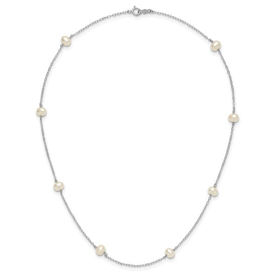 14K GOLD PEARL BY THE YARD NECKLACE