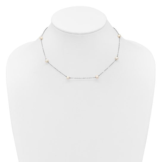 14K GOLD PEARL BY THE YARD NECKLACE