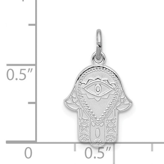 Silver Hamsa Pendant