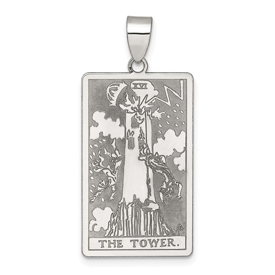 The Tower Tarot Card Charm