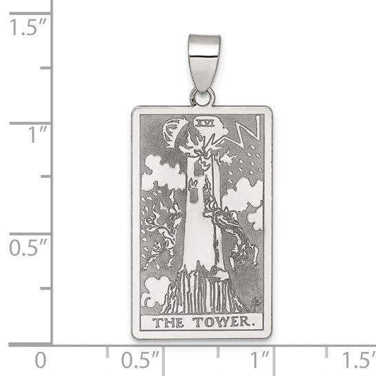 The Tower Tarot Card Charm