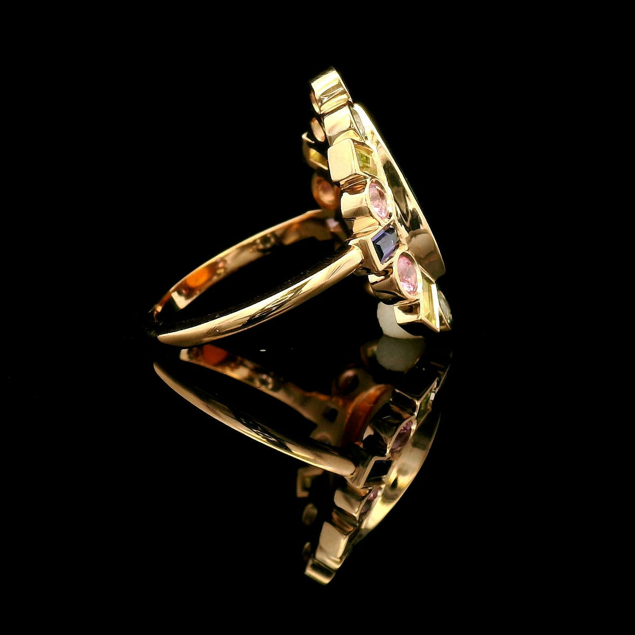 Stunning Opal and Gemstone Ring