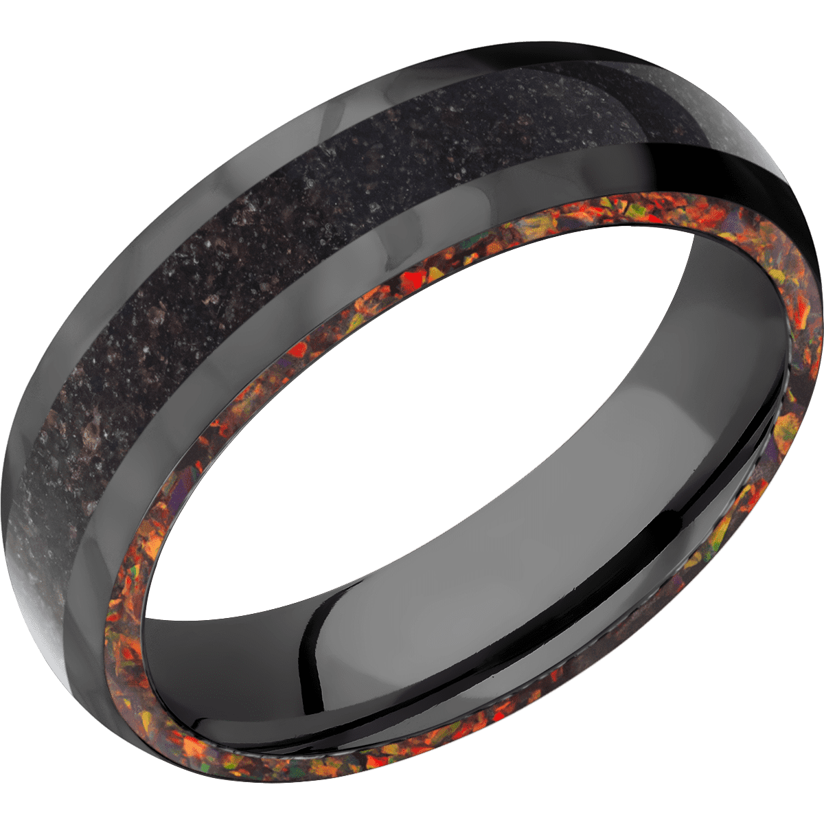 Zirconium + Rockpolish Finish