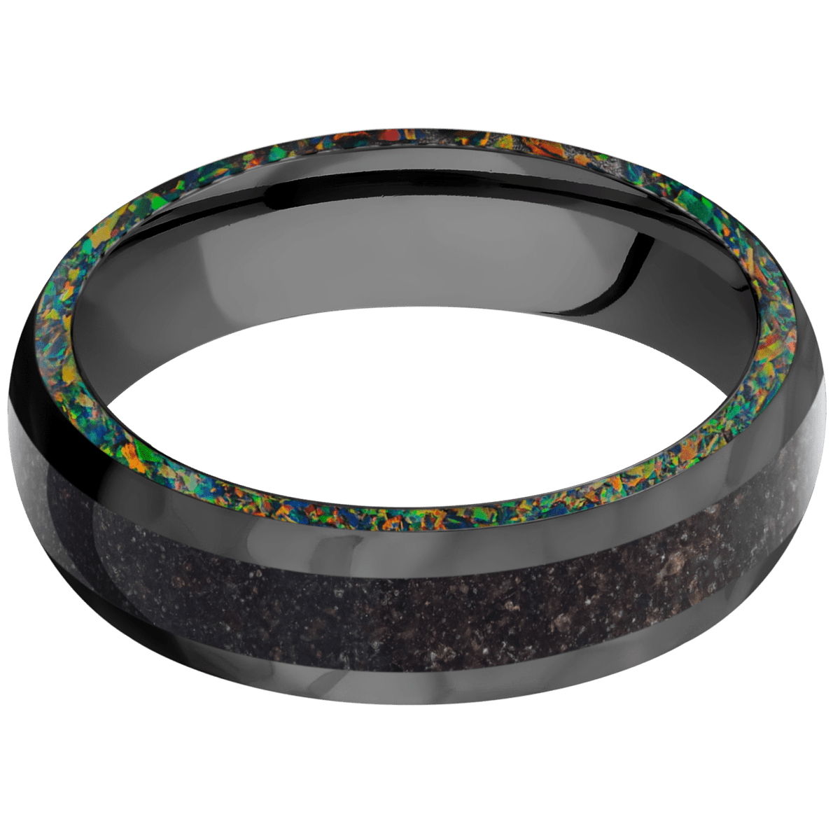 Zirconium + Rockpolish Finish