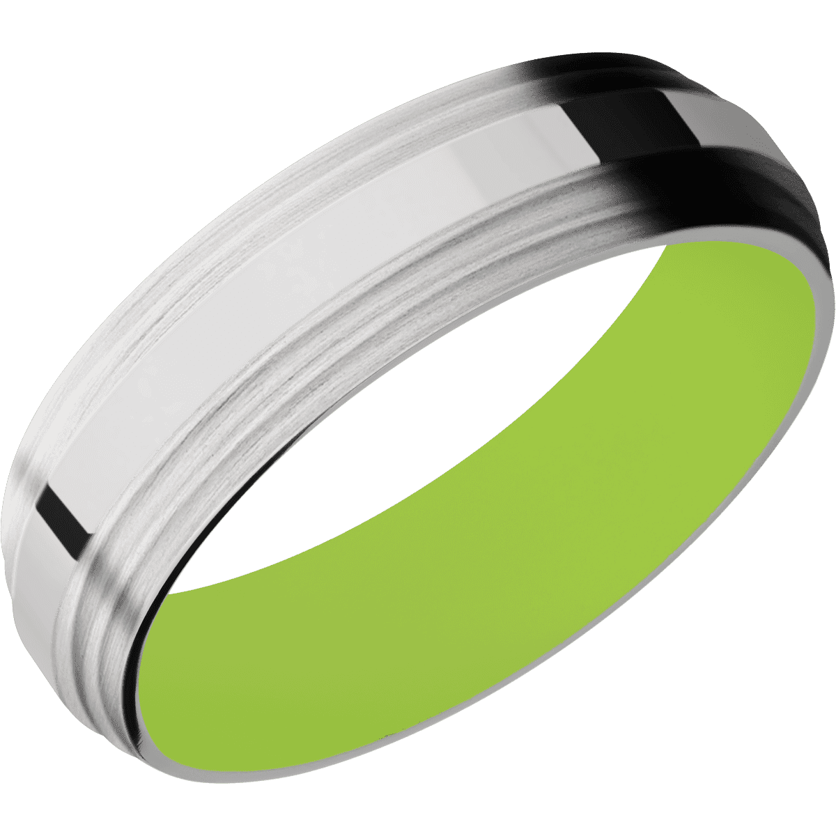 Palladium + Polish , Satin Finish + Zombie Green