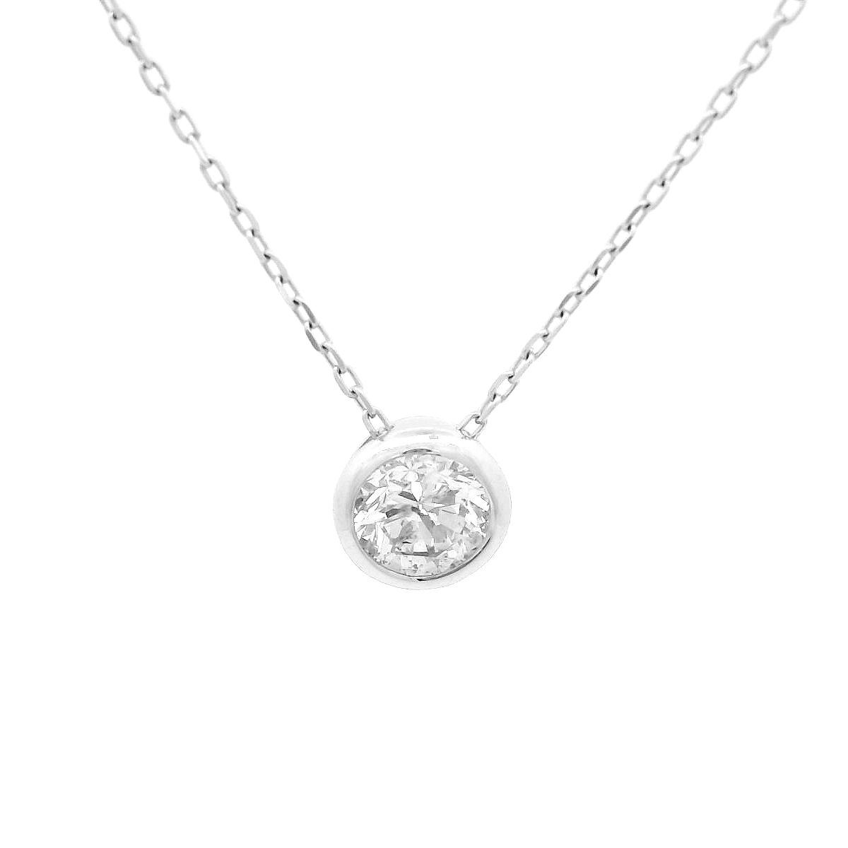 18KWG Diamond Necklace