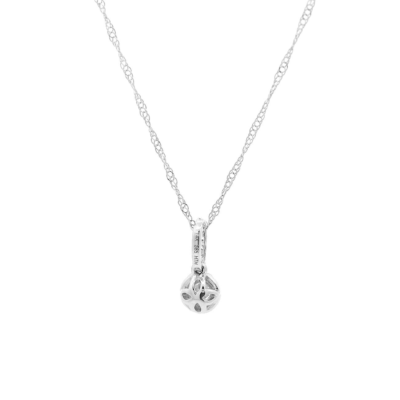 14KWG Diamond Necklace