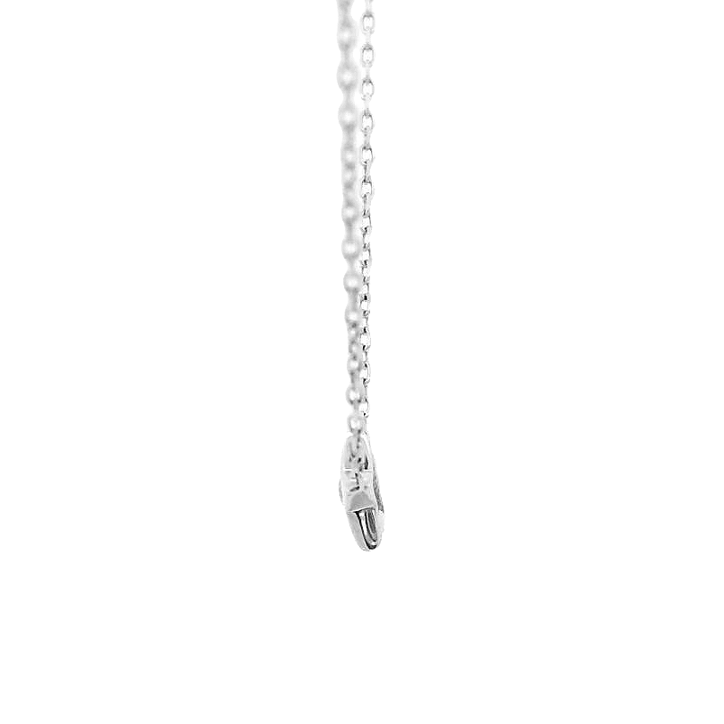 18KWG Star Necklace