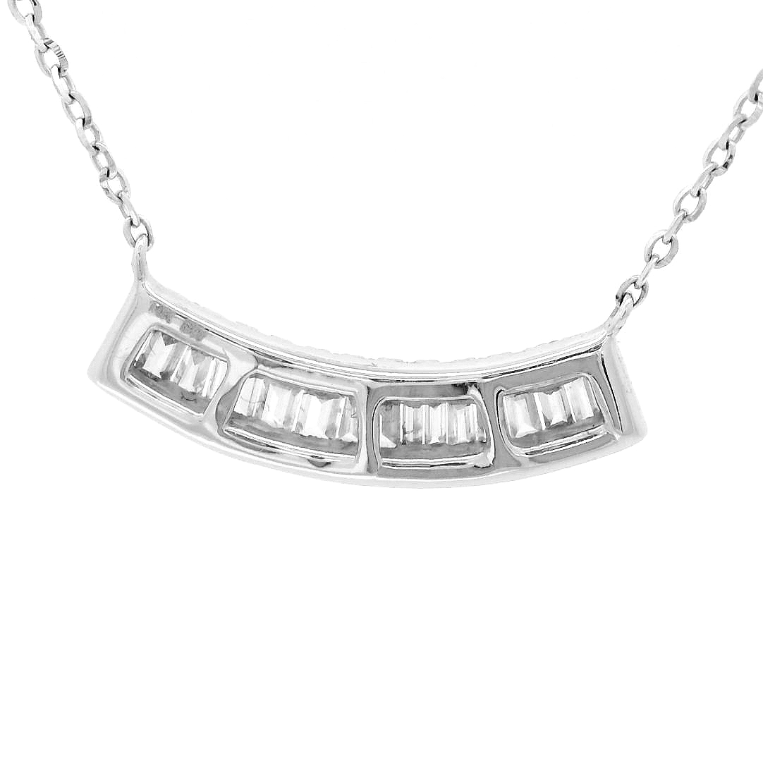 14KWG Diamond Necklace