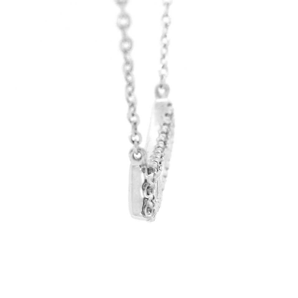 14KWG Diamond Necklace