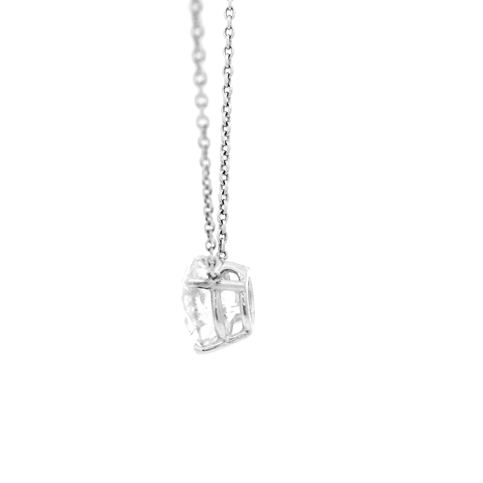 14KWG Diamond Necklace