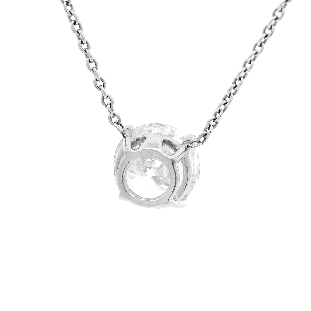 14KWG Diamond Necklace