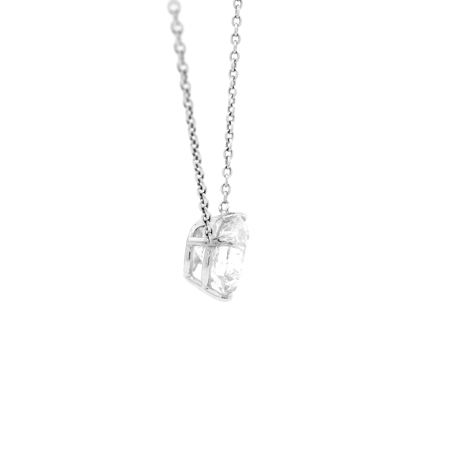 14KWG Diamond Necklace