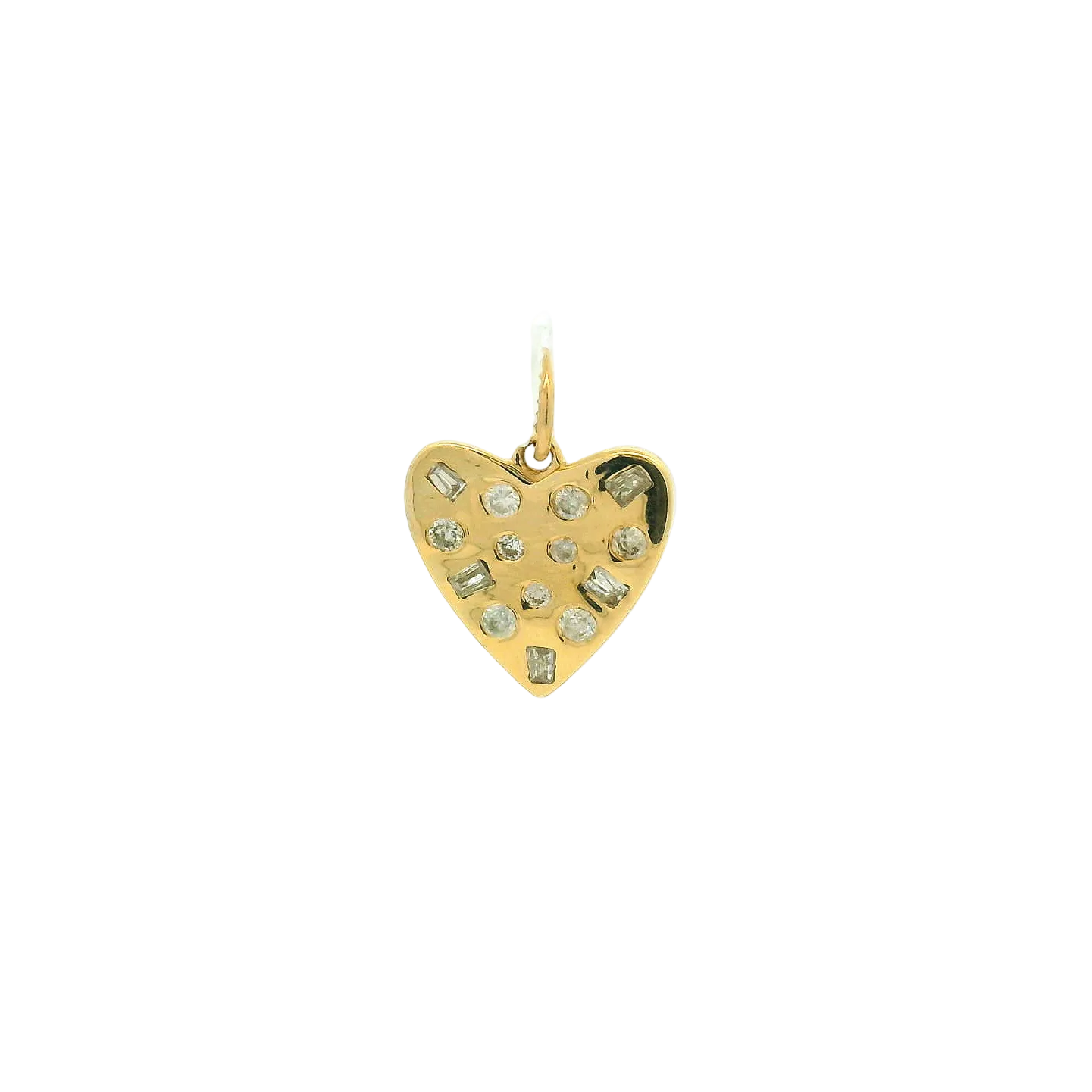 14KYG Diamond Heart Pendant
