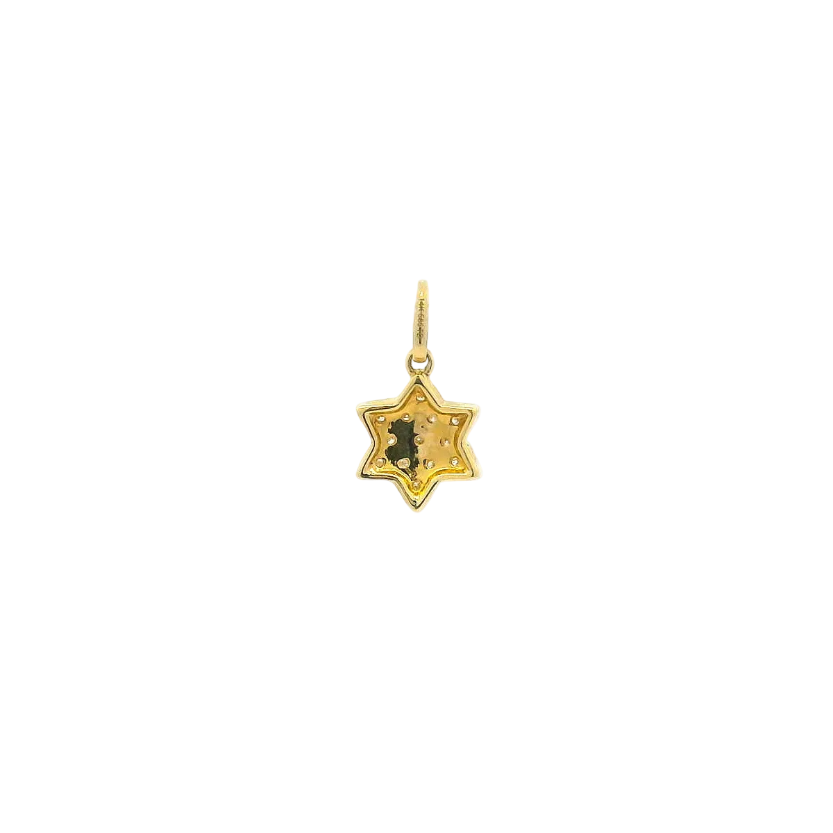 14KYG Diamond Jewish Star Pendant
