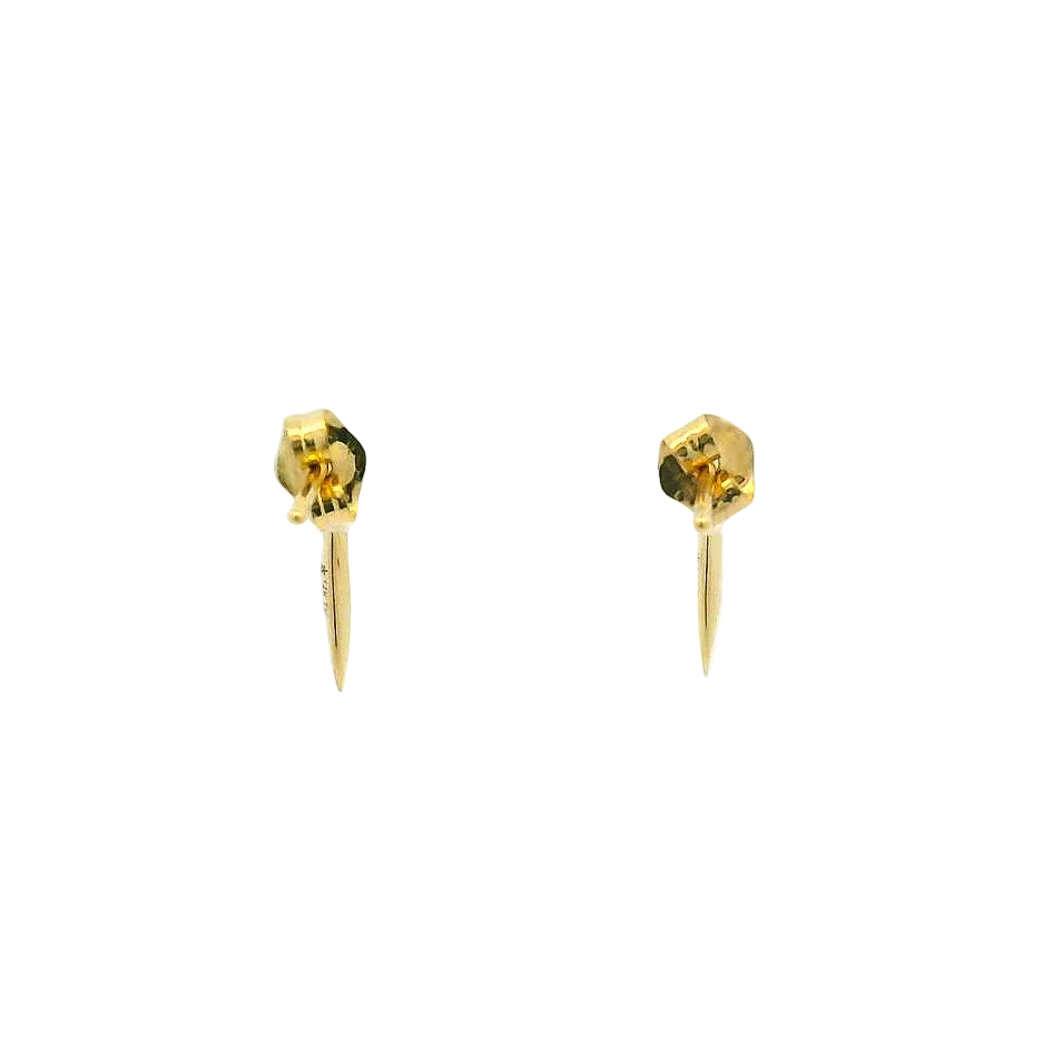 14KYG Hanging Diamond Earrings