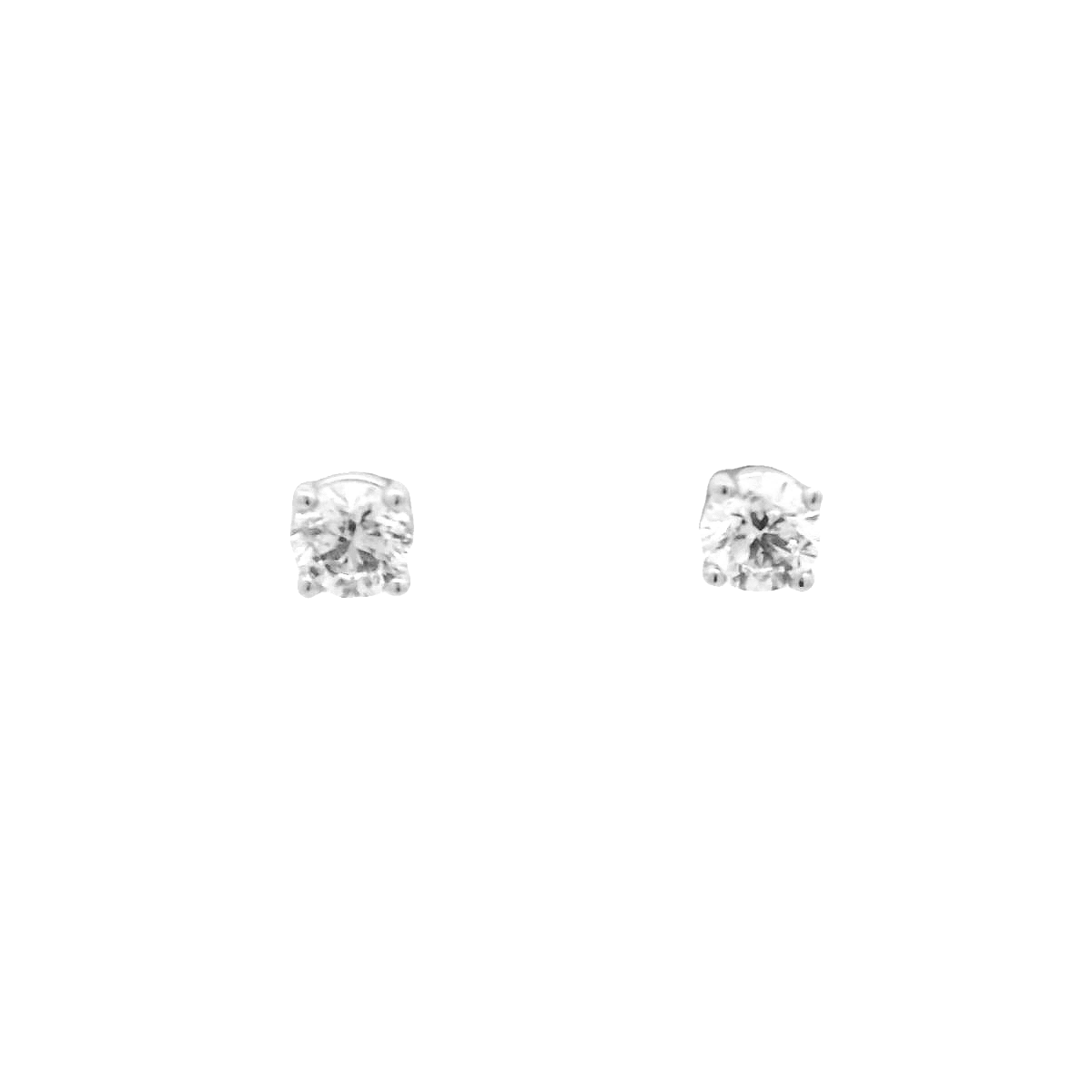 14KWG Diamond Stud Earrings