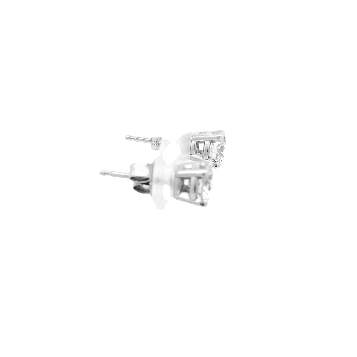 14KWG Diamond Stud Earrings