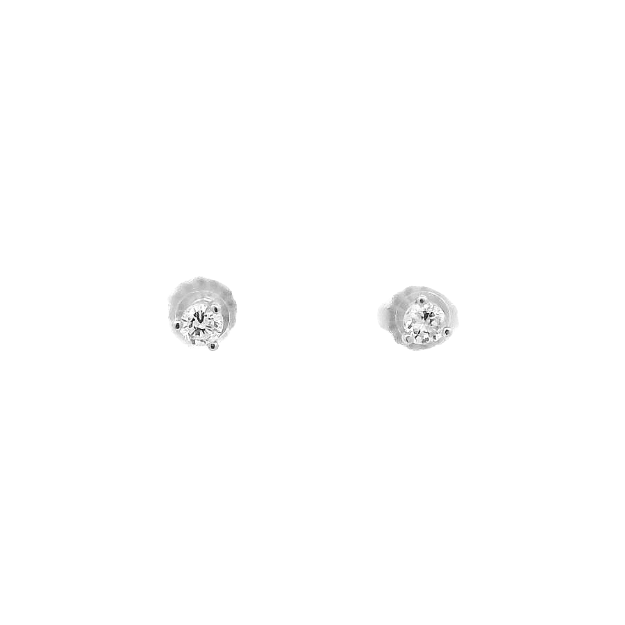 14KWG Diamond Stud Earrings