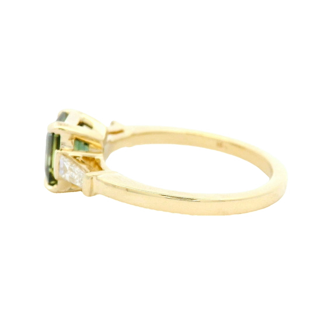 Elegant Green Gemstone Ring