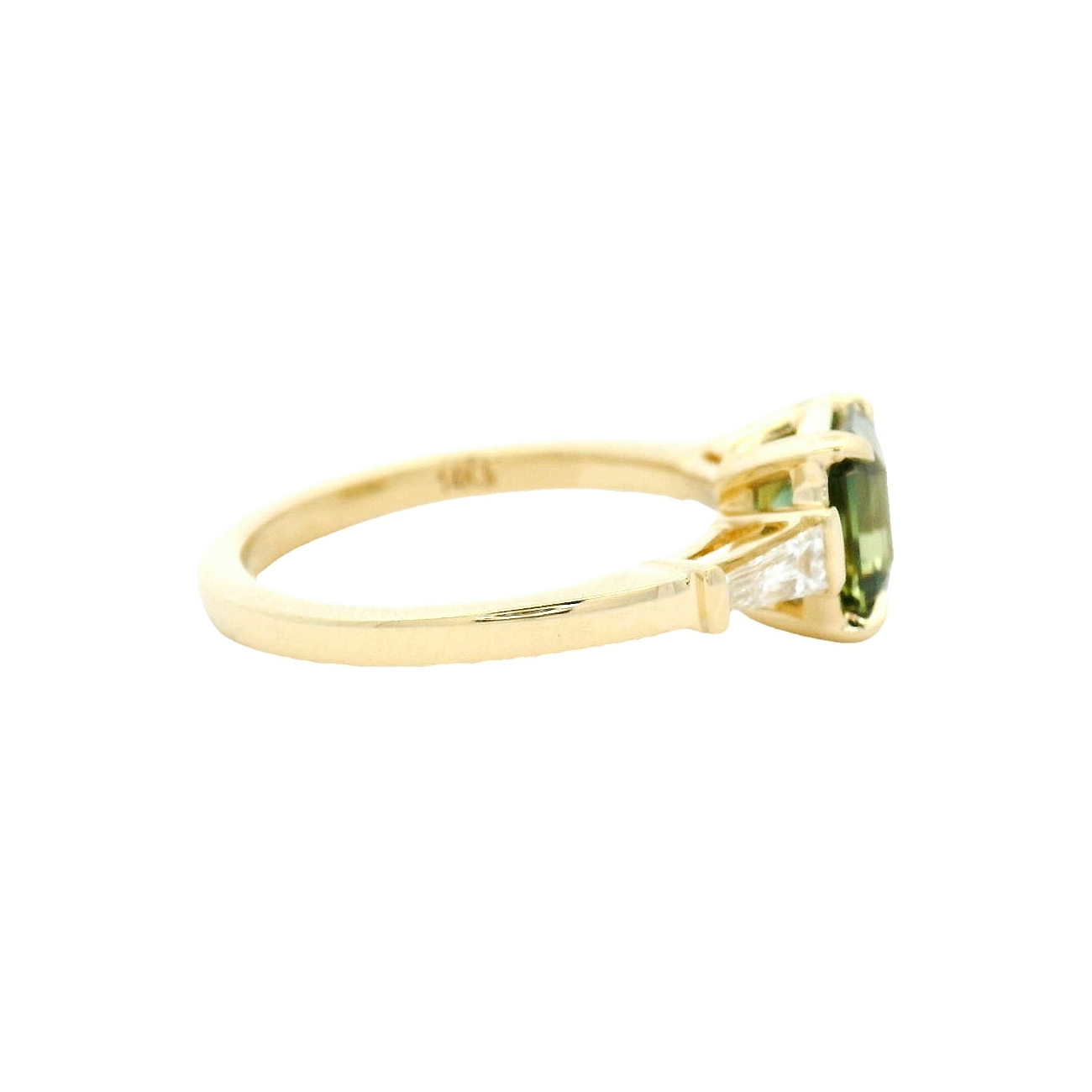 Elegant Green Gemstone Ring