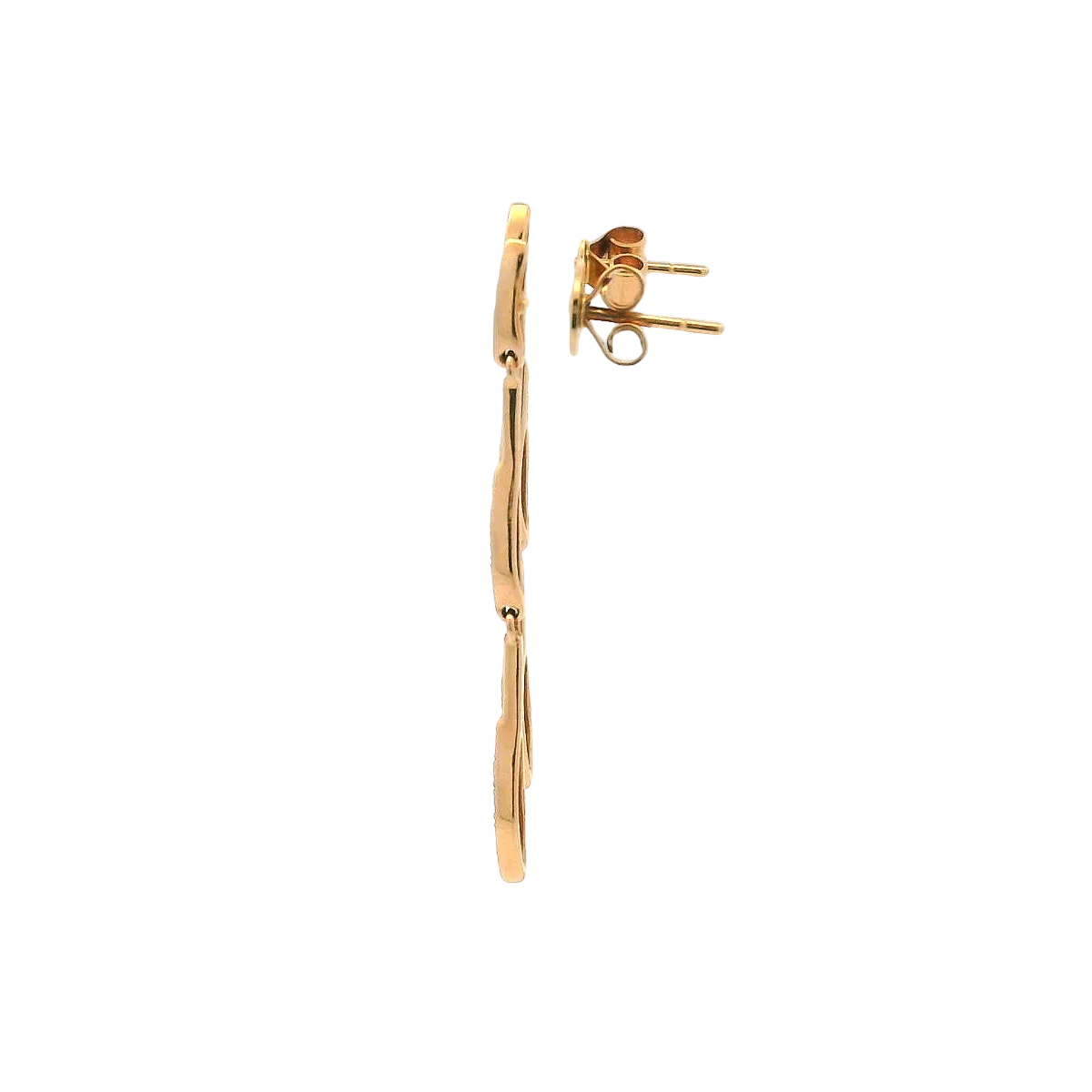 14KRG Drop Earrings