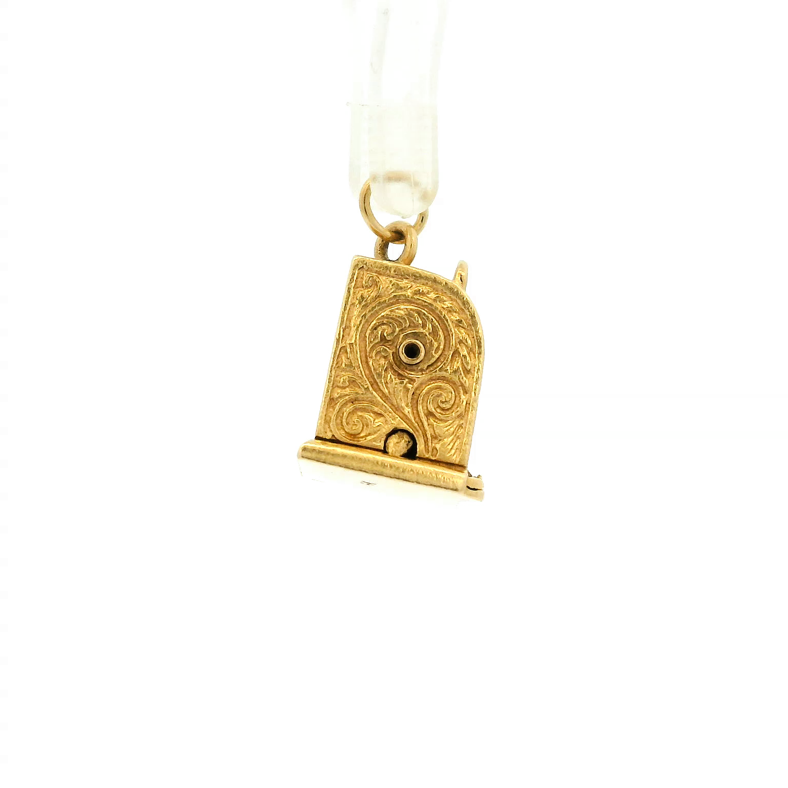 14K Vintage Slot Machine Charm