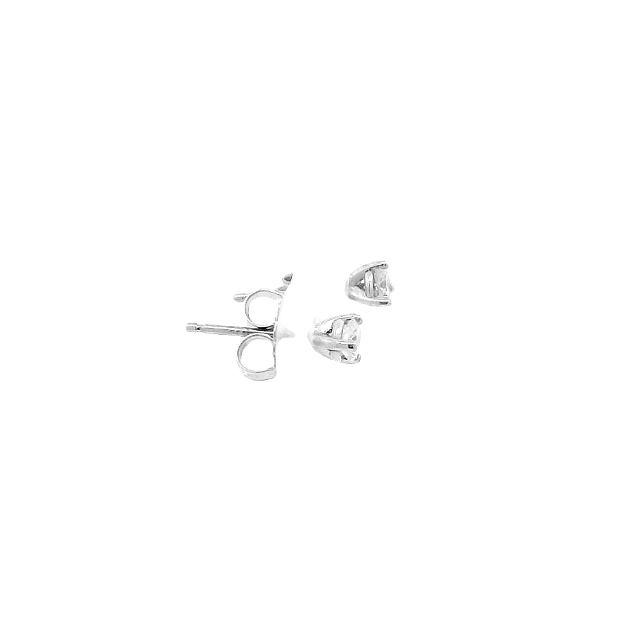 14KWG Diamond Stud Earrings