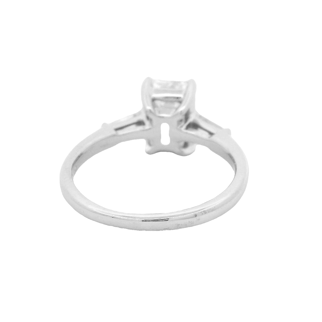 Elegant Emerald Cut Diamond Ring